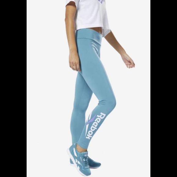 Reebok Pants \u0026 Jumpsuits | Classic Vector High Waist Legging | Poshmark